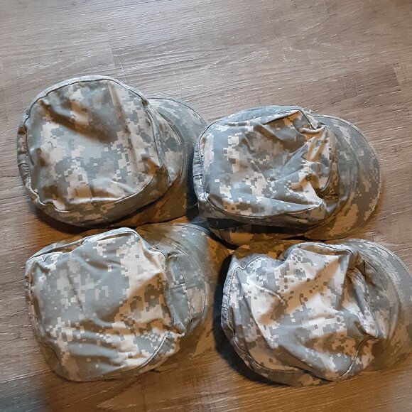 Lot: 4 US Army Digi Camo Caps- Used-Straight from the Field- Dirty but Strong - Picture 1 of 10